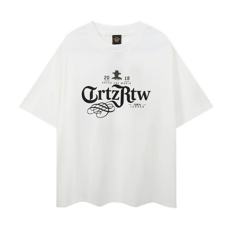 Corteiz Graffiti Graphic Tee Loose Unisex High Street T-Shirt