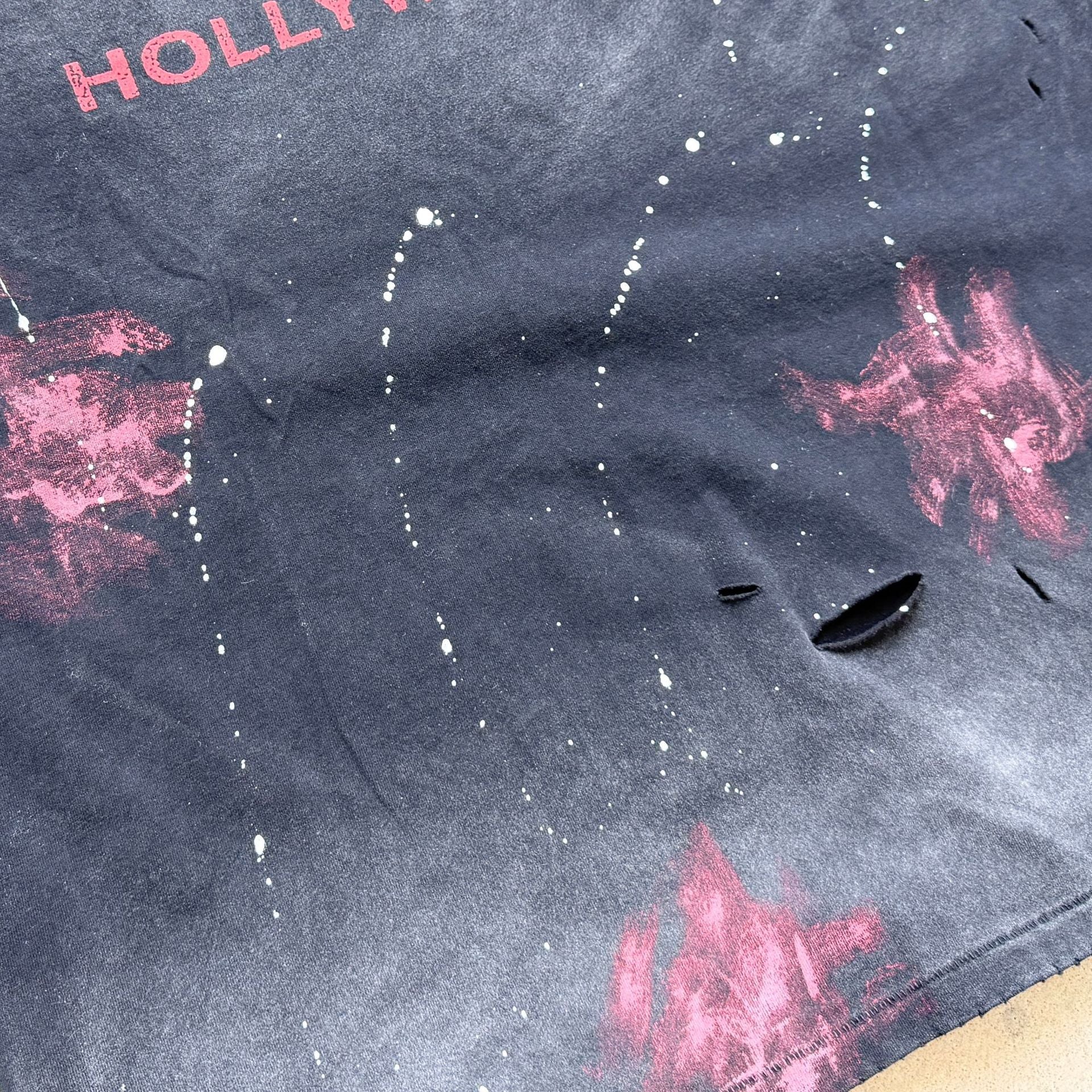 Gallery Dept California Limited Floral Distressed Crew Neck T Shirt
