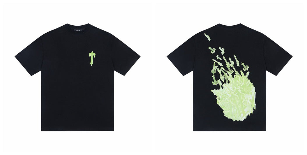 Trapstar Multi‑Graphic Print Oversized Tee Streetwear Unisex