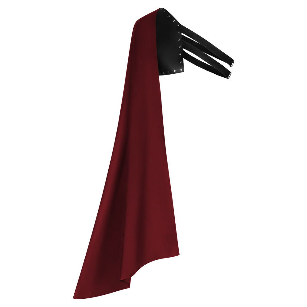 Halloween Medieval Knight Single Shoulder Cape Fantasy Cosplay Shawl