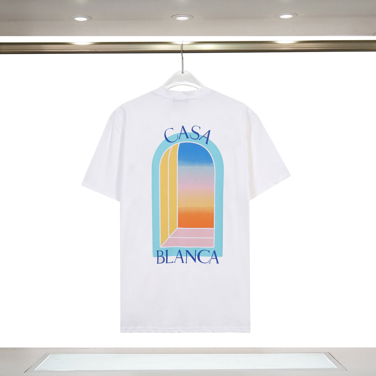 Casablanca Art Print Loose Unisex Short Sleeve Graphic T-Shirt