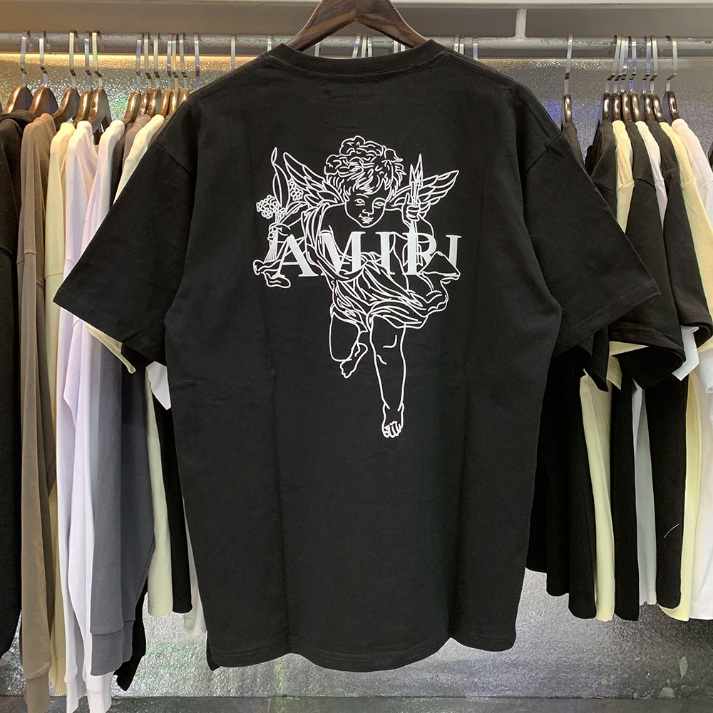 Amiri Peace Dove Graphic Oversized Tee Streetwear Unisex