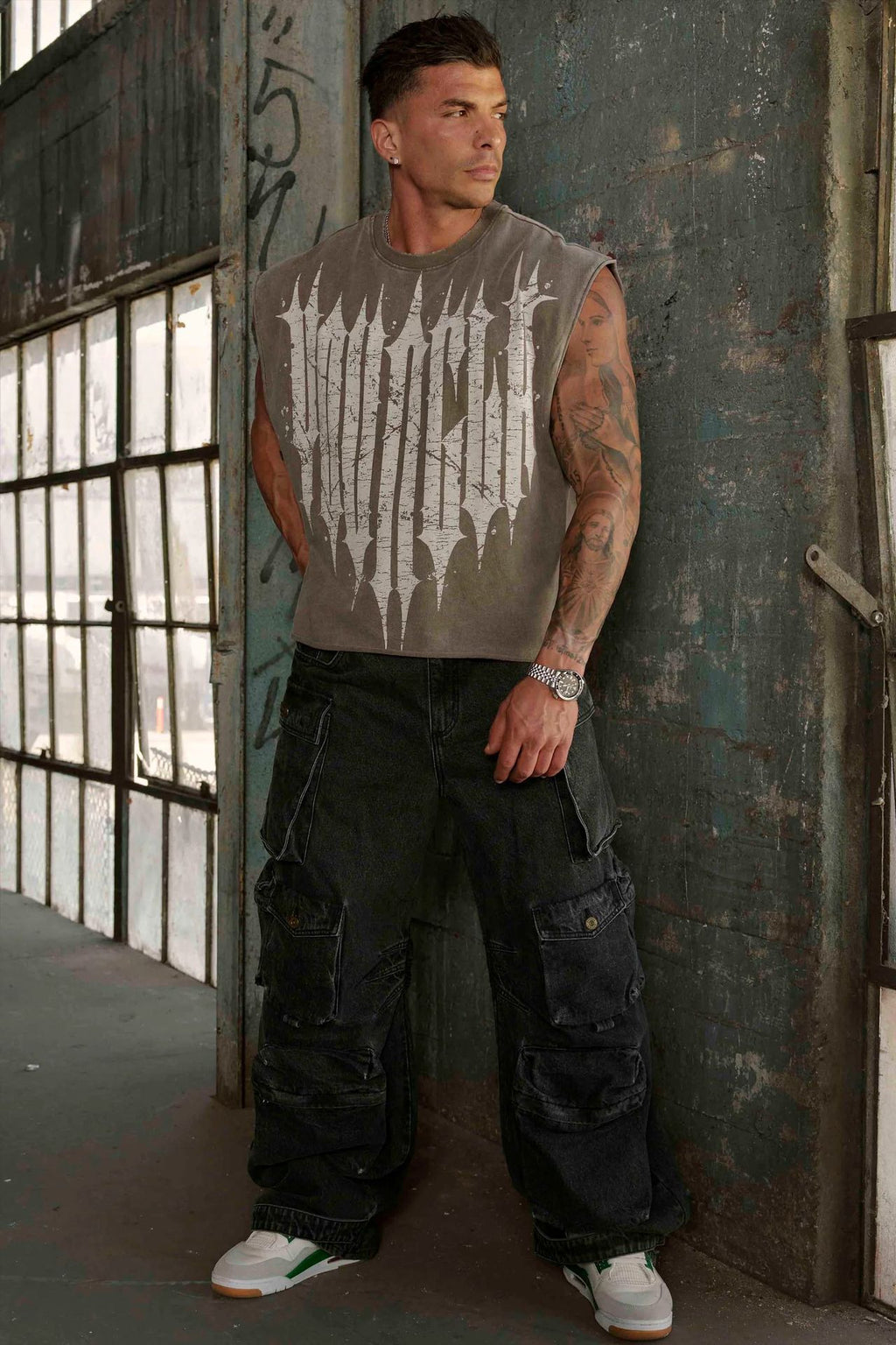 YOUNGLA 3021 Revenge Crop Cut-Offs