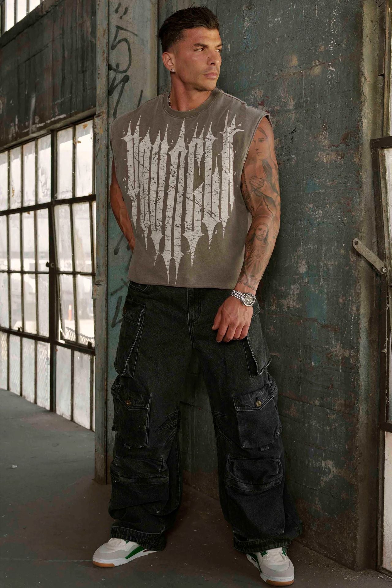 YOUNGLA 3021 Revenge Crop Cut-Offs