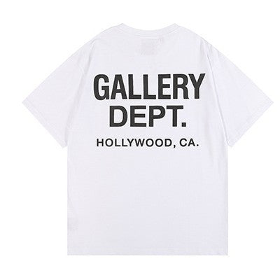 Gallery Dept Tie Dye Washed Graffiti Print Crew Neck T‑Shirt Unisex