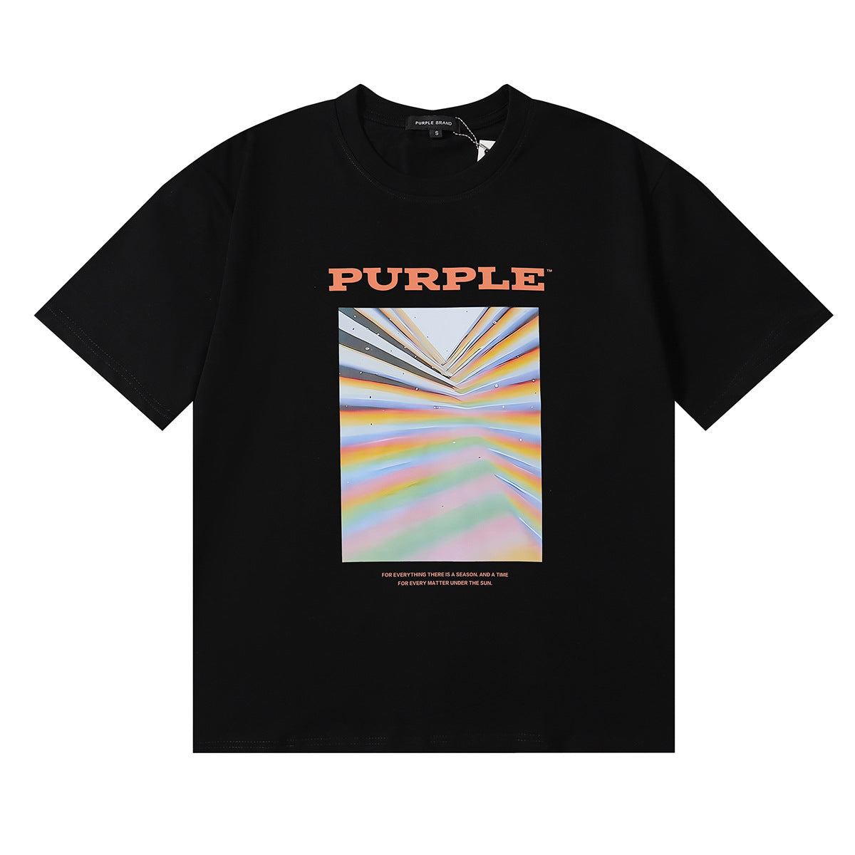 Purple Brand Graphic Tee Loose Unisex Vintage Streetwear T-Shirt