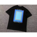 Casablanca Casa Letter Art Print Crew Neck Short Sleeve Tee Unisex