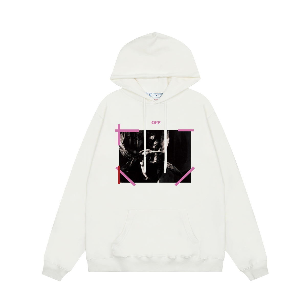 Off‑White Multi‑Arrow Abstract Graphic Oversized Hoodie Streetwear