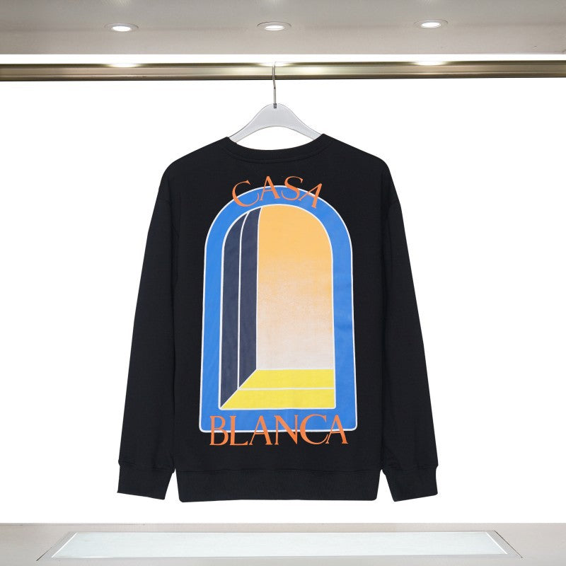 Casablanca Arch Logo Crewneck Casa Graphic Print Casual Pullover