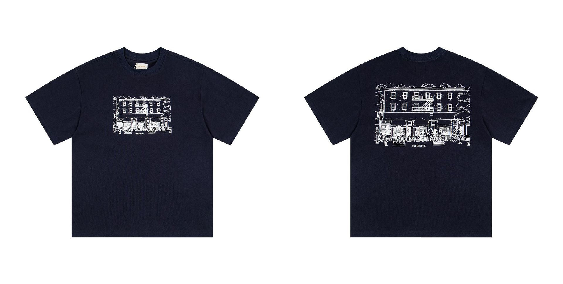 Aime Leon Dore Letter Graphic Crew Neck Short Sleeve T Shirt