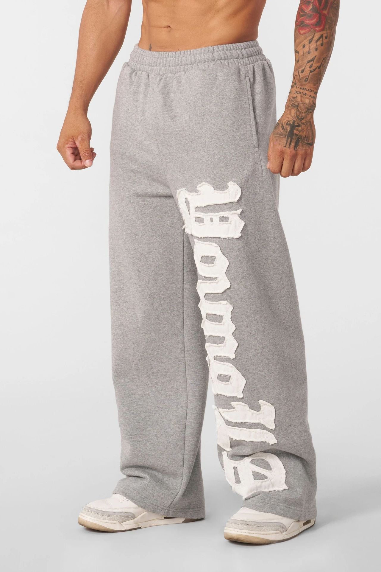 YOUNGLA 2127 Big Patch Sweats