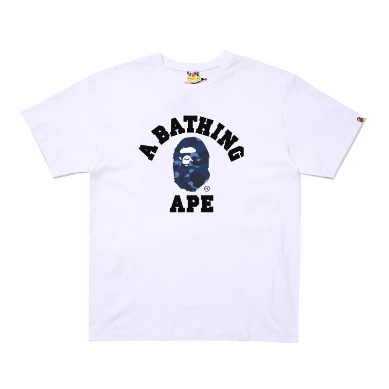Bape Multi‑Ape‑Head Graphic Oversized Tee Streetwear Unisex