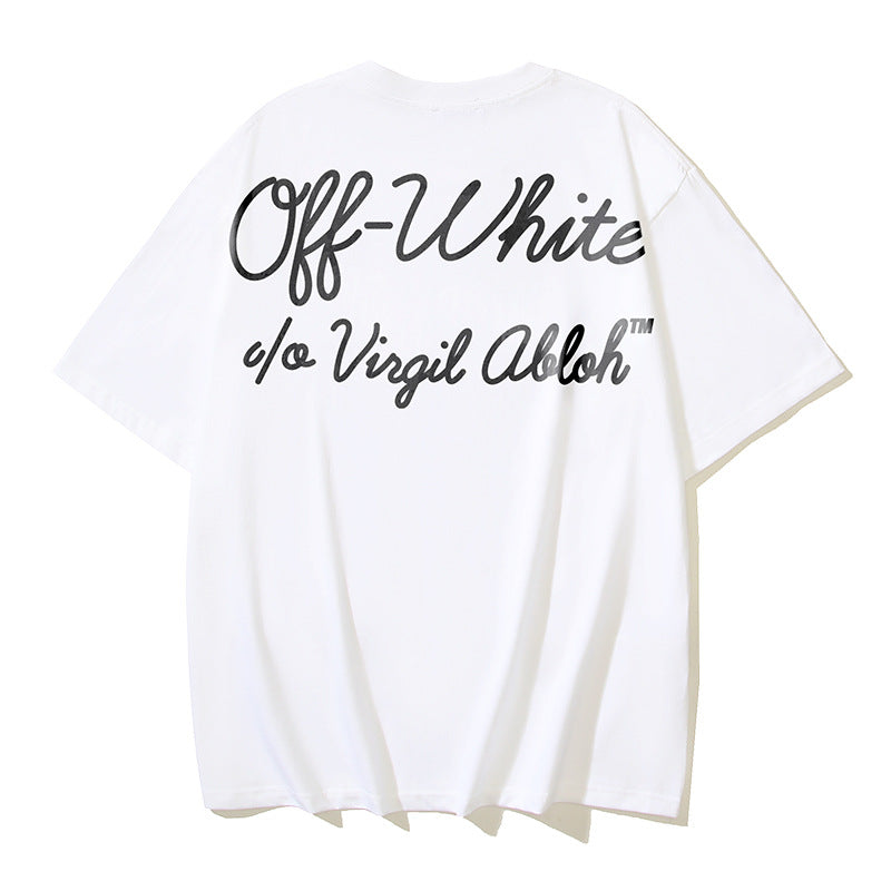 Off‑White Multi‑Sketch Arrow Graphic Oversized Tee Streetwear Unisex