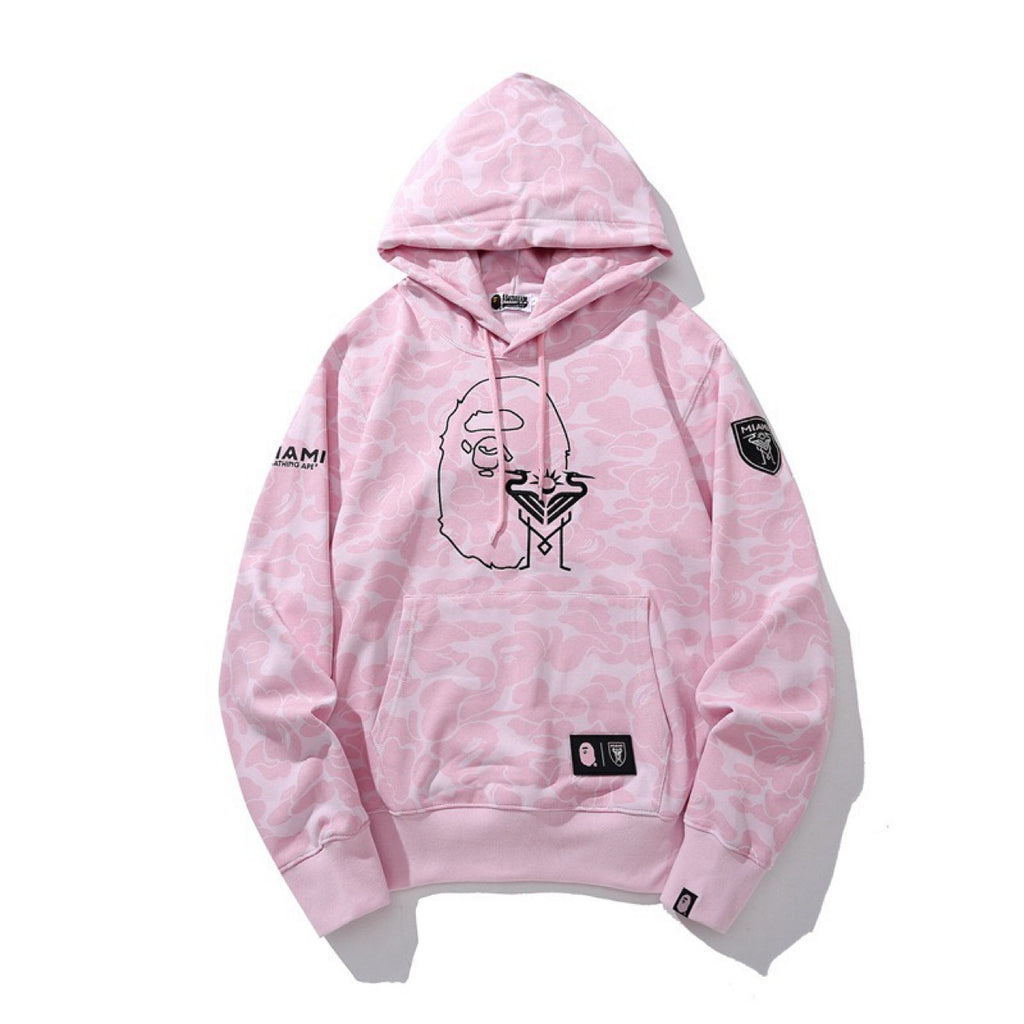 BAPE Ape Head Camo Graphic Pullover Hoodie Miami Sweatshirt