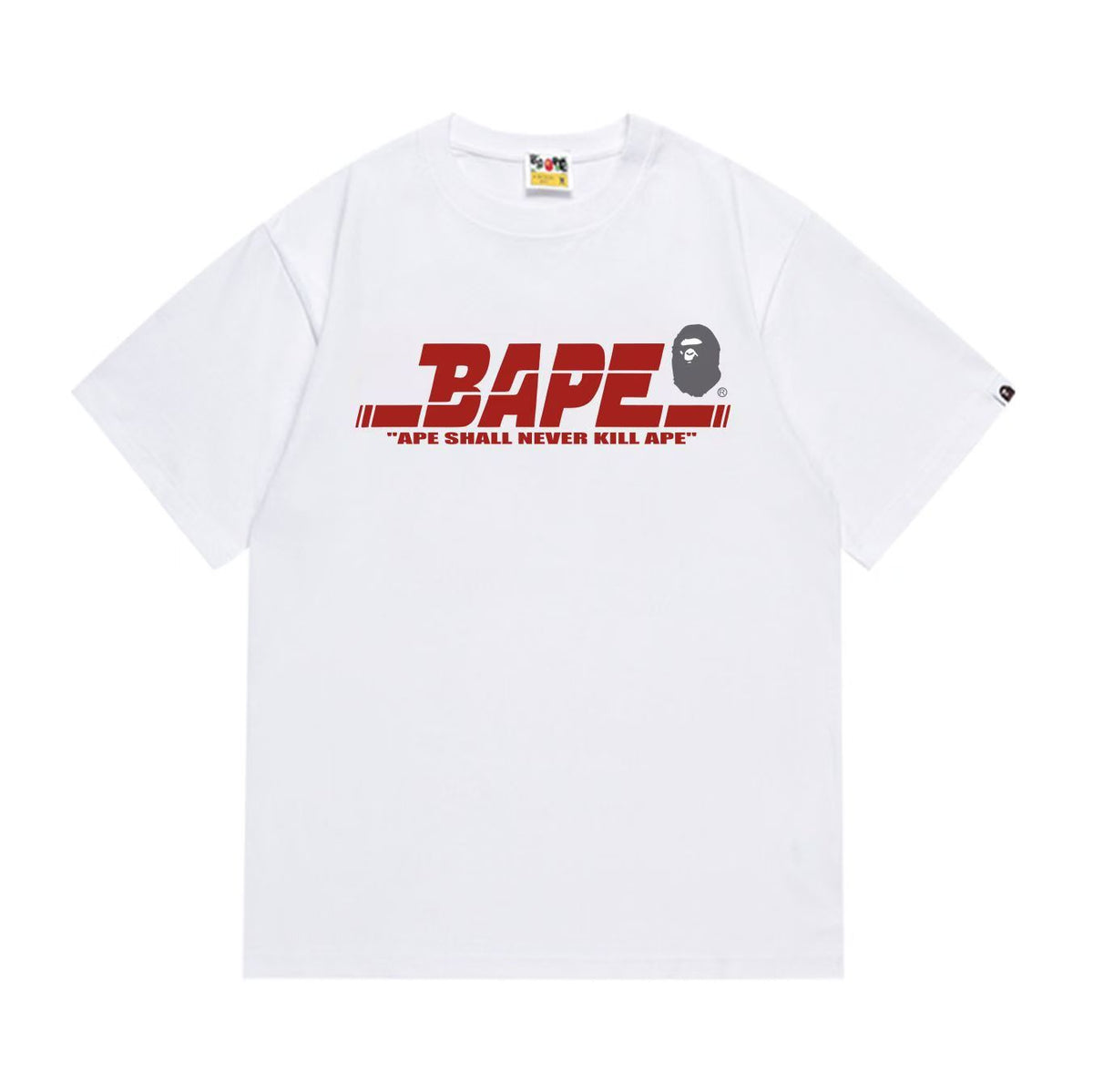 BAPE Ape Head Graphic Print Loose Unisex Streetwear T-Shirt