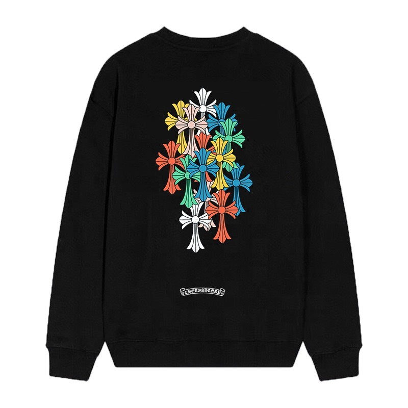 Chrome Hearts Cross Horseshoe Crewneck Sweatshirt Vintage Street Top
