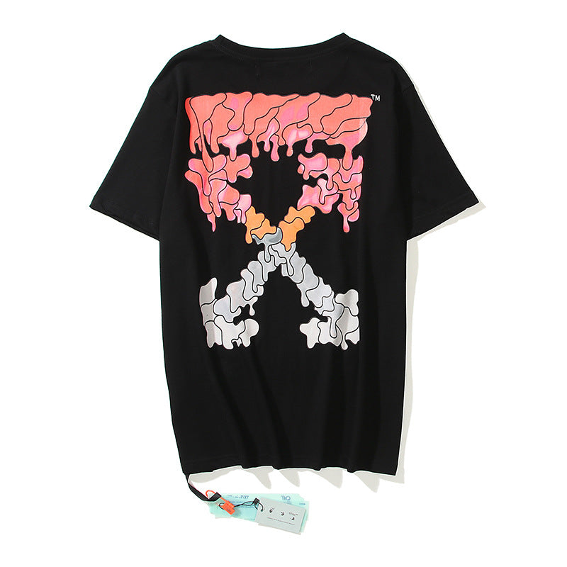 Off-White Arrow Graphic Print Short Sleeve Tee Streetwear Unisex