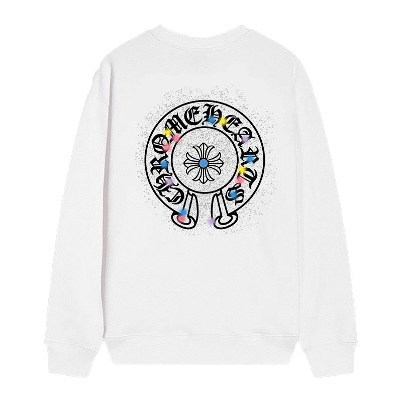 Chrome Hearts Cross Horseshoe Crewneck Sweatshirt Vintage Street Top