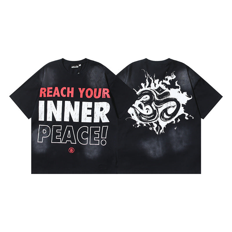Hellstar Multi‑Graphic Print Crew Neck Short Sleeve Tee Unisex