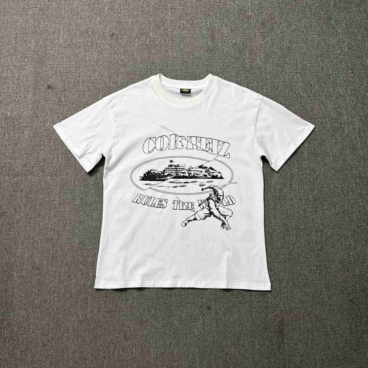 Corteiz Multi‑Graphic Print Crew Neck Short Sleeve T‑Shirt Unisex