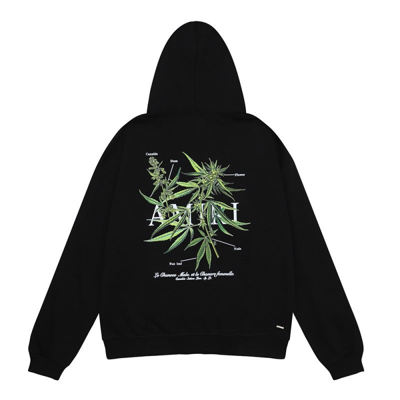 Amiri Letter Graphic Print Hoodie Streetwear Unisex