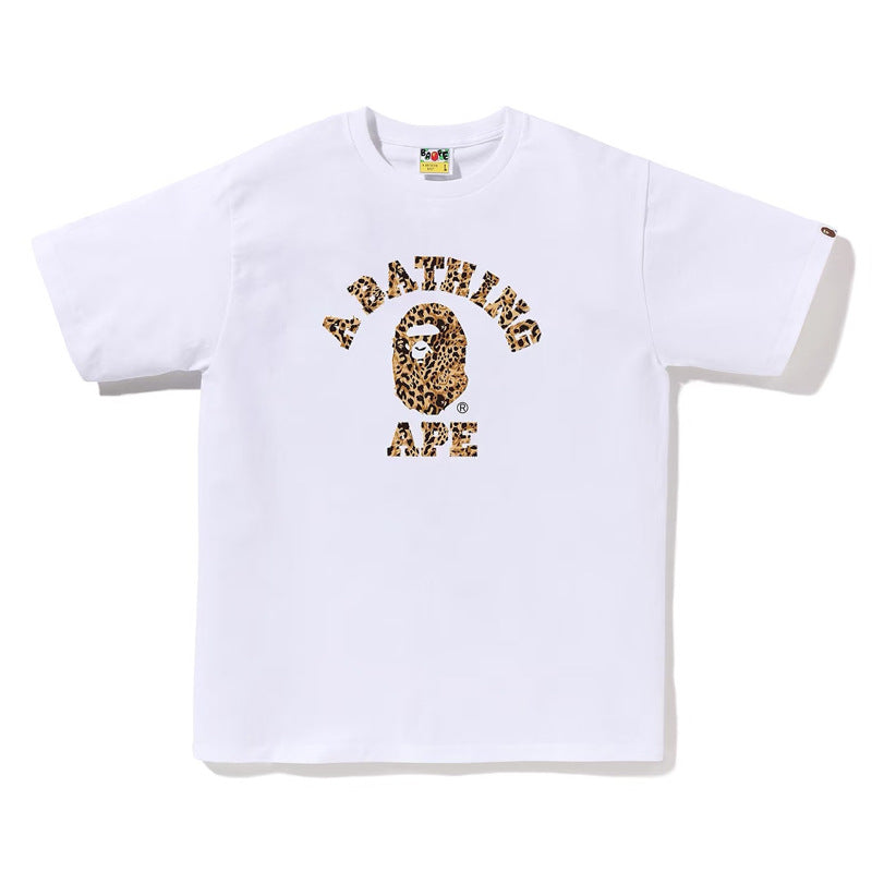 BAPE Ape Head Cartoon Print Loose Unisex Short Sleeve T-Shirt