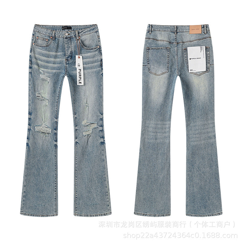 Purple Brand American Street Casual Denim Jeans Unisex