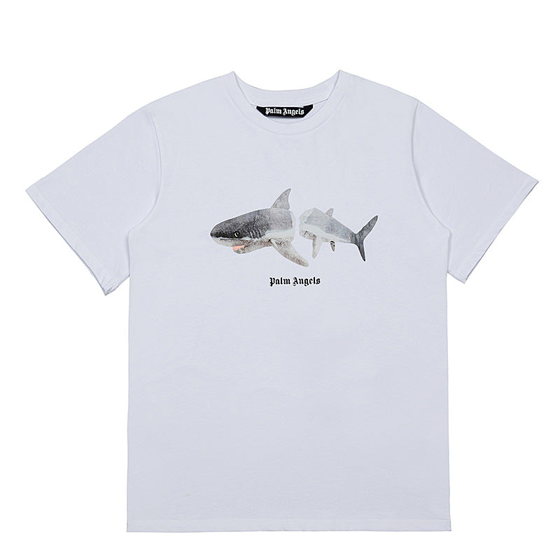 Palm Angels Teddy Bear Graphic Tee Loose Unisex Streetwear T-Shirt