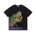 Off-White Crocodile Arrow Pattern Crew Neck Short Sleeve T Shirt Unisex