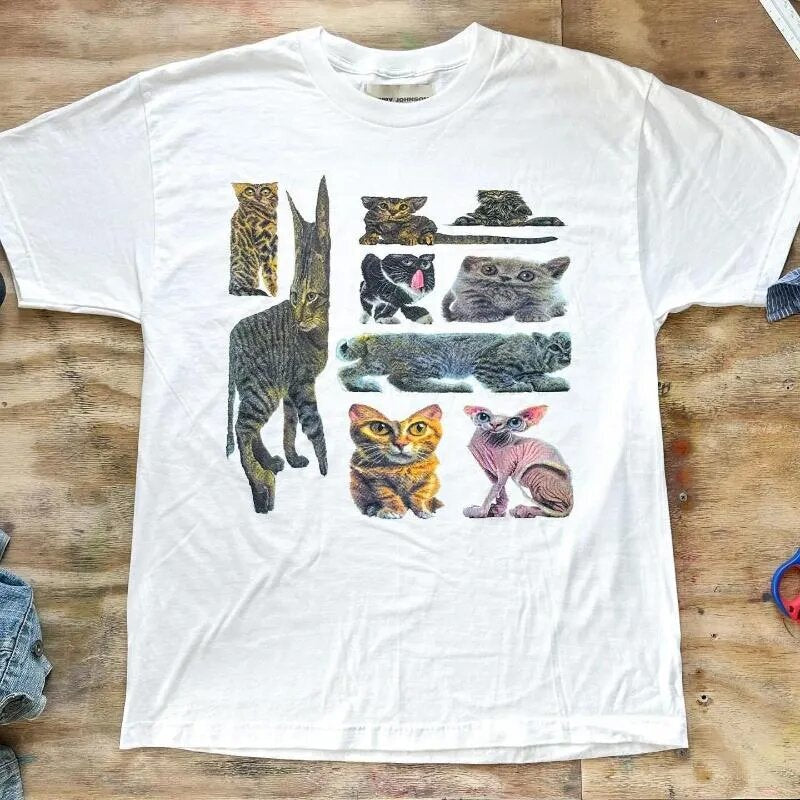 Y2K Punk Vintage Rap Graphic Unisex Oversized Streetwear Baumwoll T-Shirt