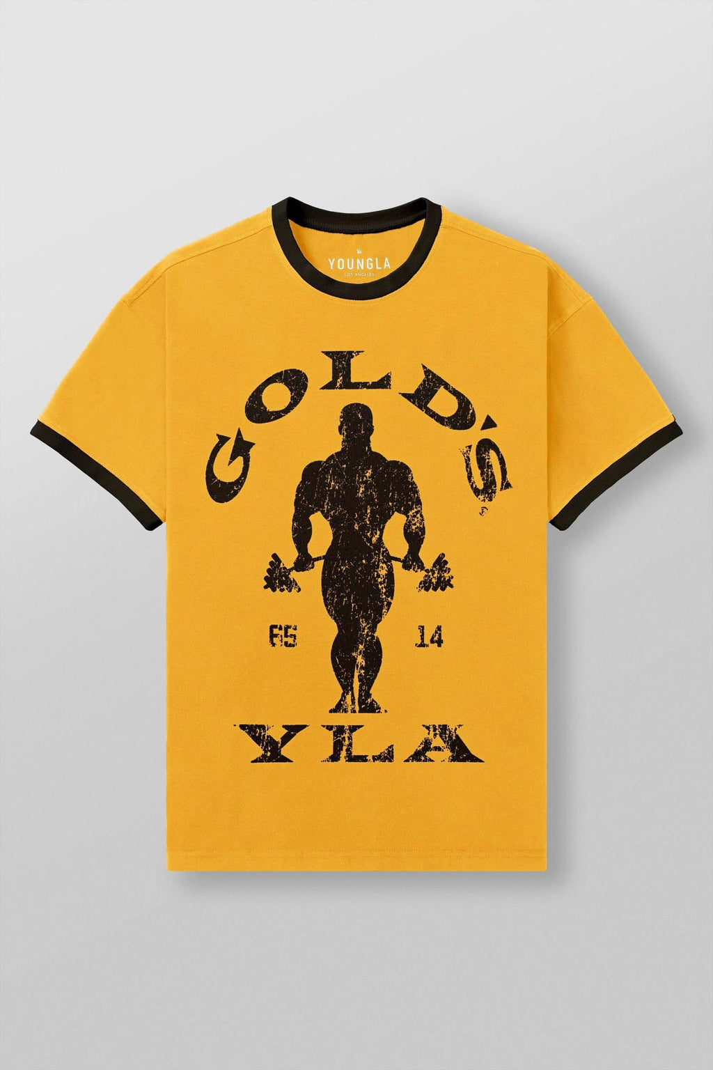 YOUNGLA 4009 Golds Gym Ringer Tees