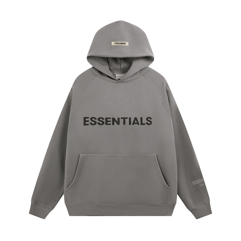 Fear of God ESSENTIALS 3D Reflective Letter Hoodie Pullover sweatpants