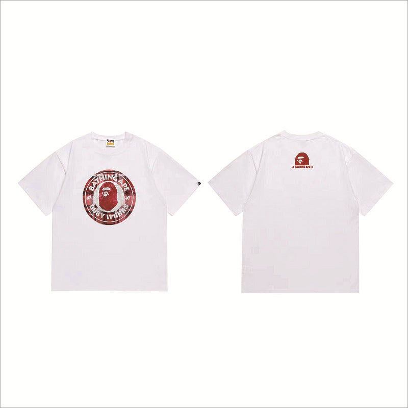 Bape Sakura Floral Graphic Oversized Tee Streetwear Unisex