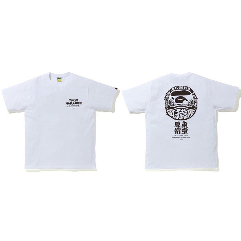 Bape Ape Head Shark Koi Fuji Graphic Oversized Tee Streetwear Unisex
