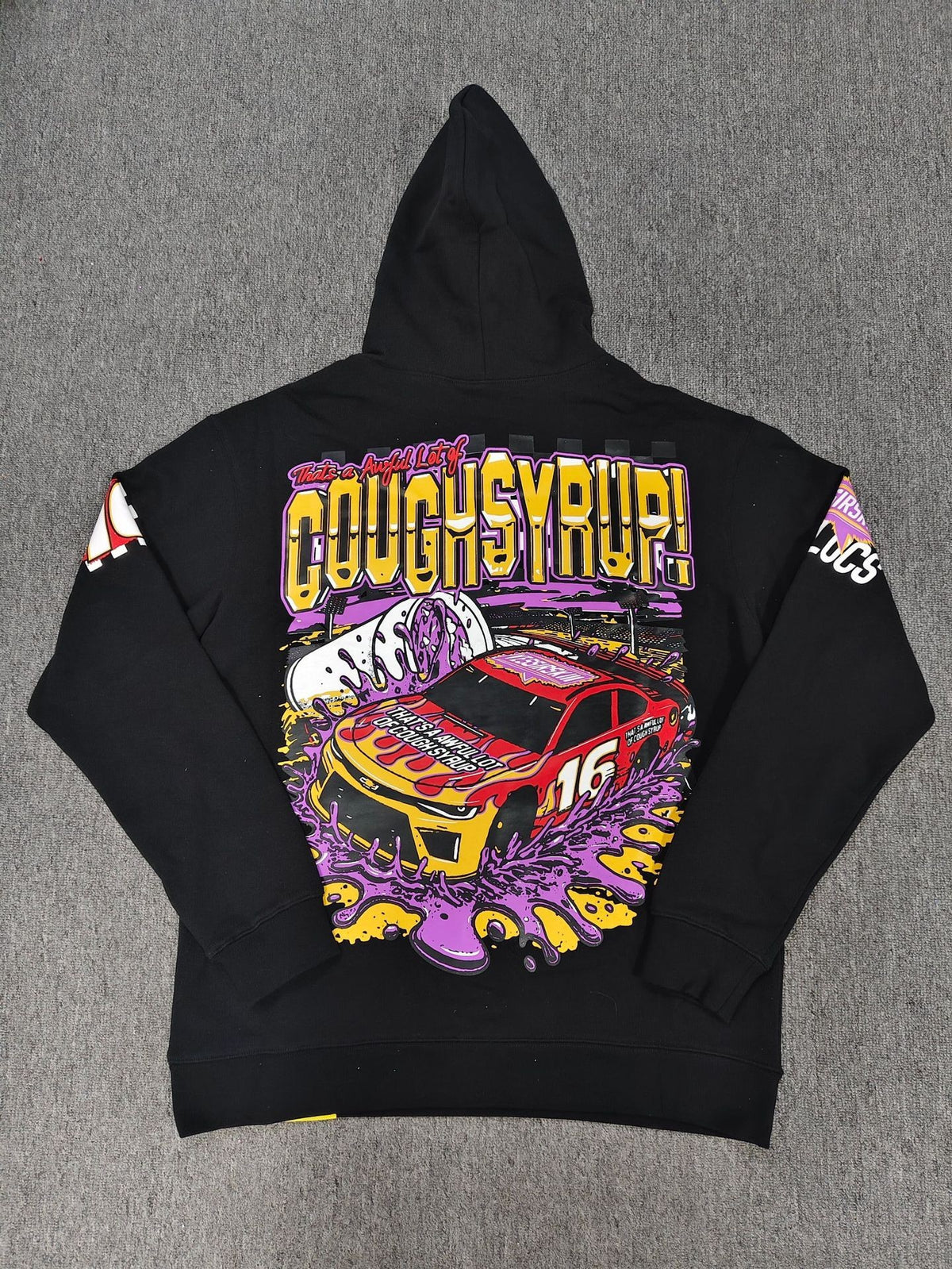 That's A Awful Lot Of Cough Syrup Graphic Hoodie Streetwear Pullover