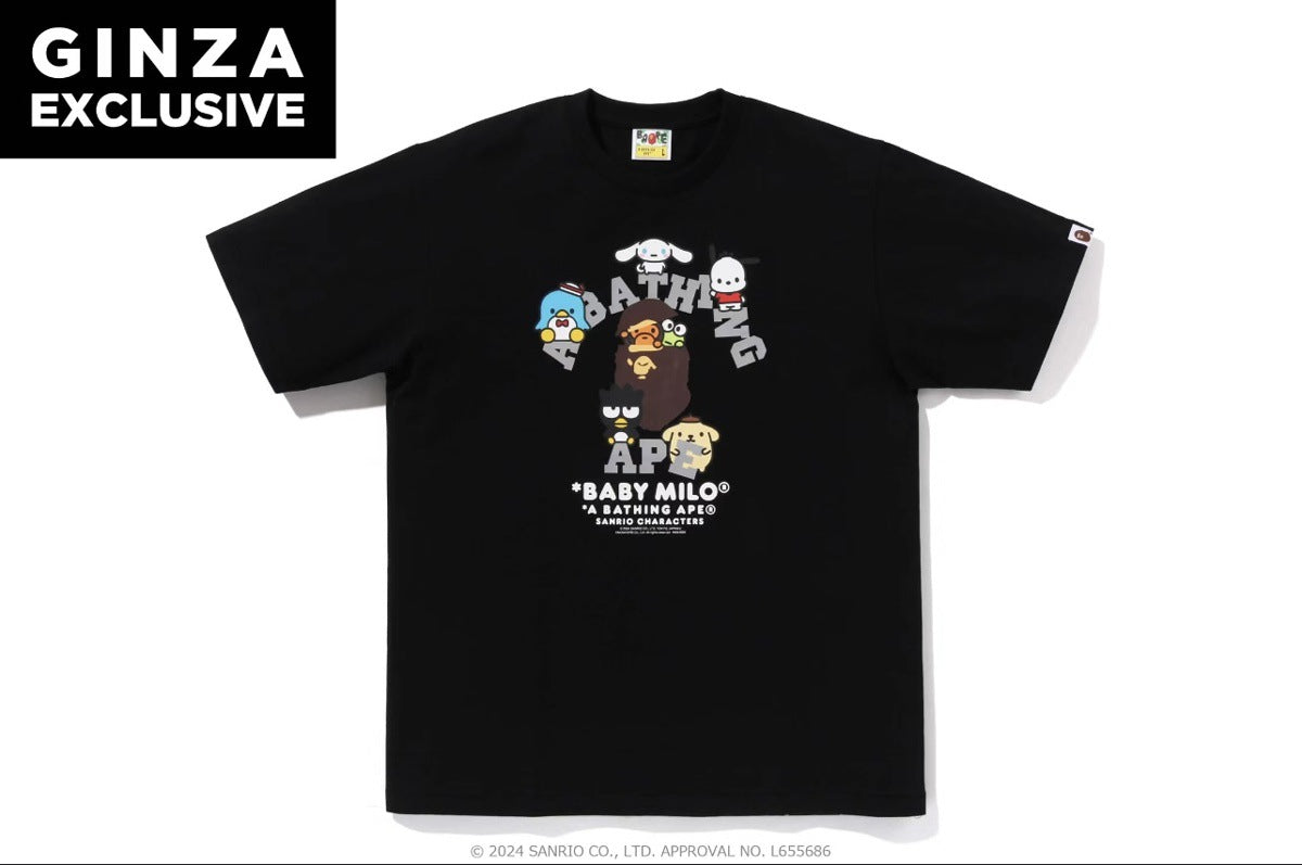 BAPE Baby Milo x Sanrio Characters Graphic T-Shirt Unisex