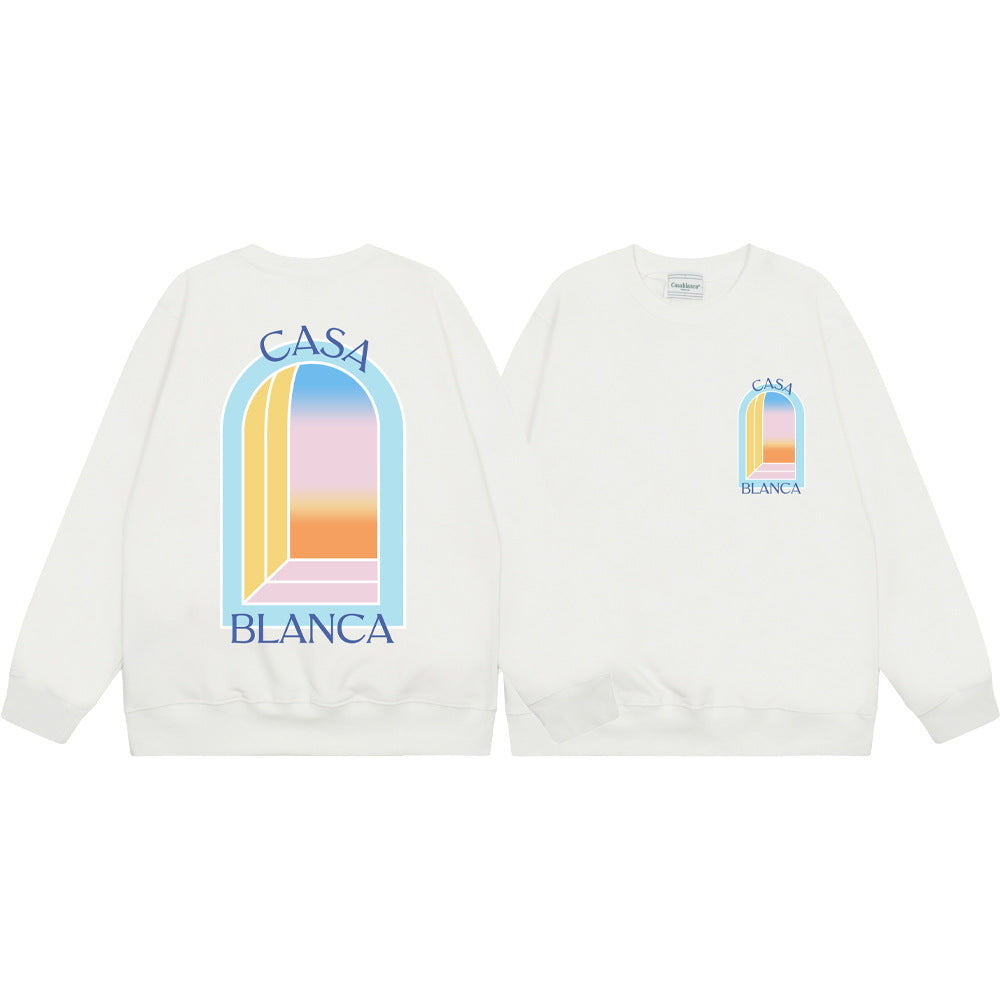 Casablanca Crewneck Sweatshirt Multi Graphic Tennis Club Pullover