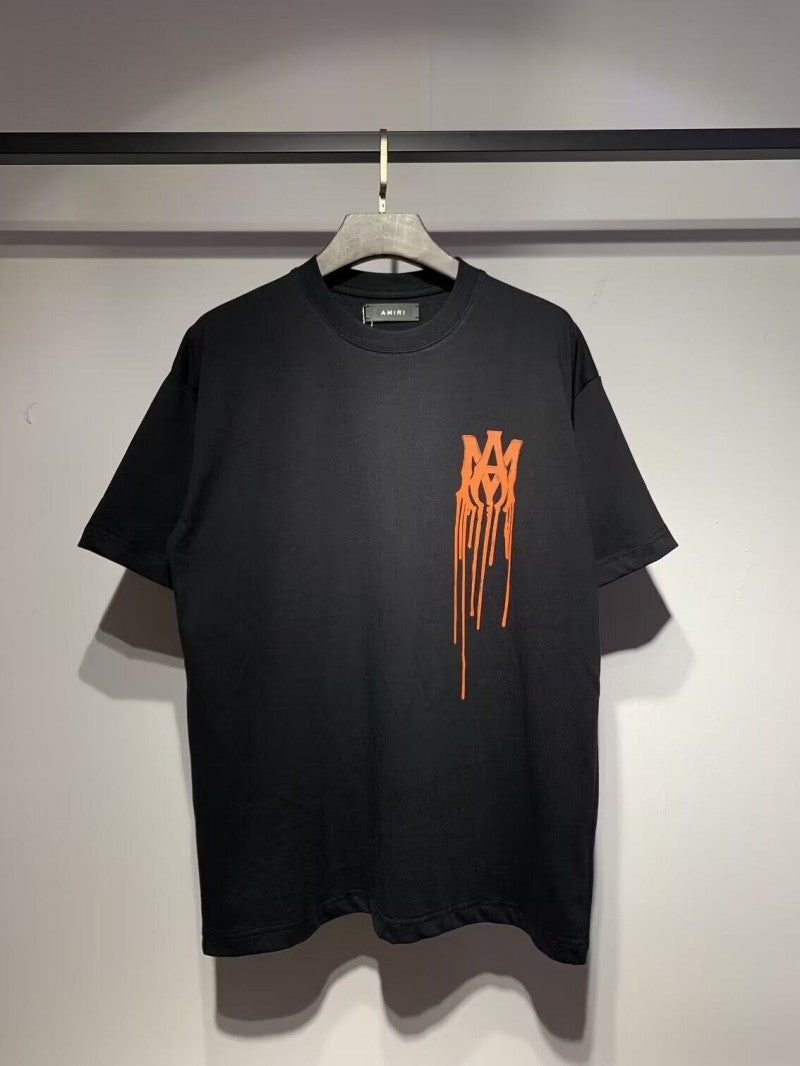 Amiri Multi‑Print Peace Dove Graffiti Oversized Tee Streetwear