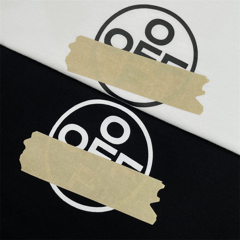 Off White Arrow Graphic Print Short Sleeve Tee Streetwear Unisex
