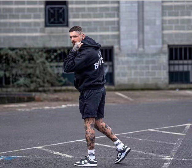 Cole Buxton Logo Hoodie Men Oversized Casual Streetwear Pullover