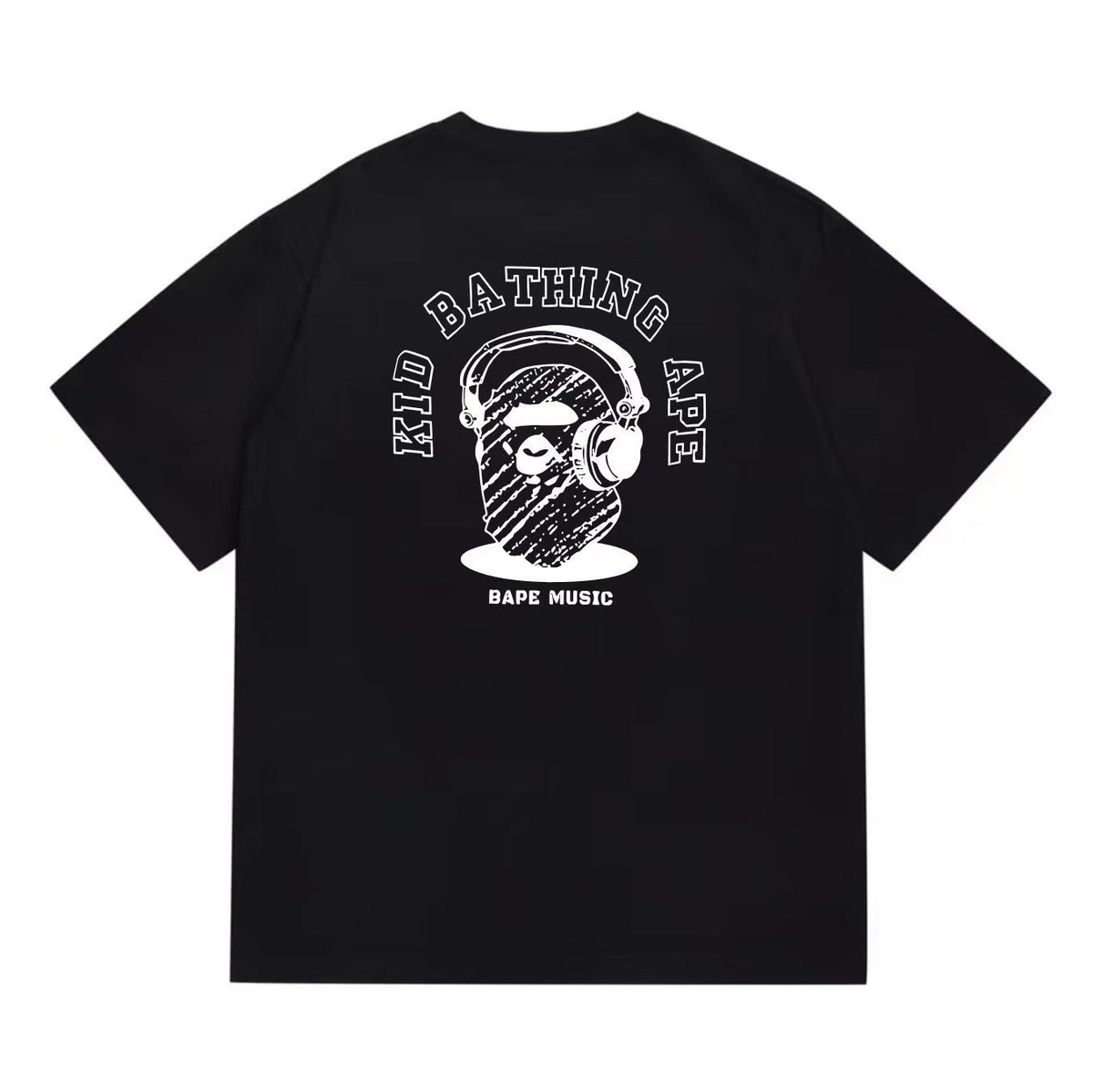 BAPE Ape Head Graphic Print Loose Unisex Streetwear T-Shirt