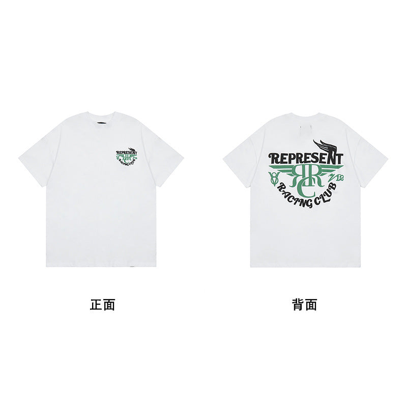 Represent Shark Washed Graphic Oversized Tee Streetwear Unisex