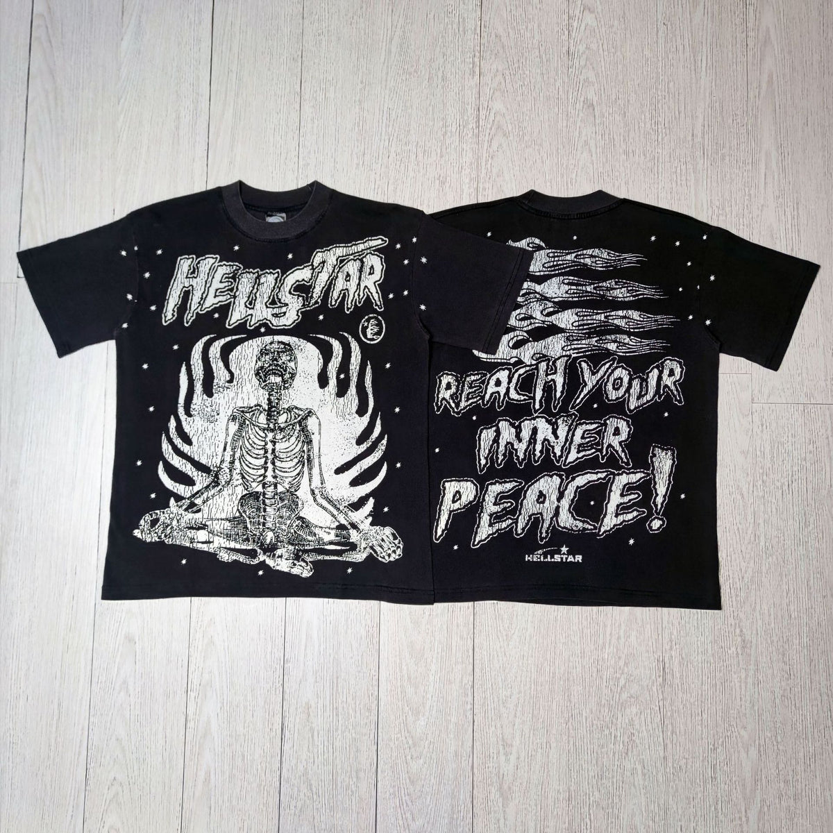 Hellstar Multi‑Vintage Graphic Oversized Tee Streetwear Unisex