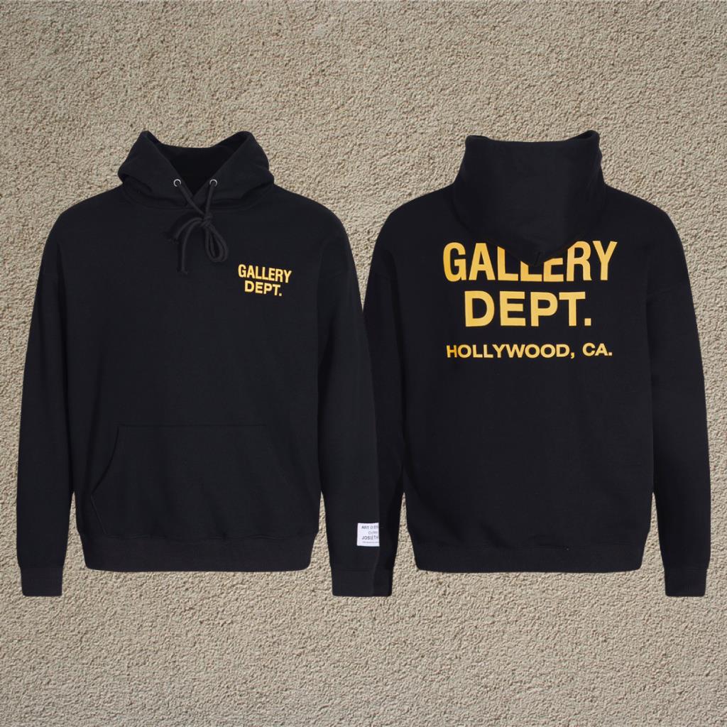 Gallery Dept Letter Print Hoodie Loose Couple Streetwear Sweatshirt