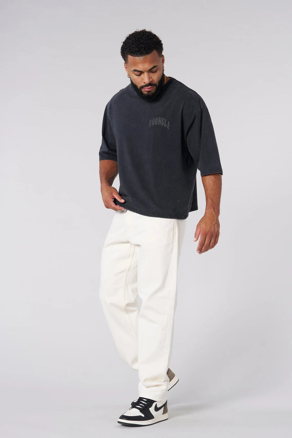 YOUNGLA 4138 Foundation Cropped Tees
