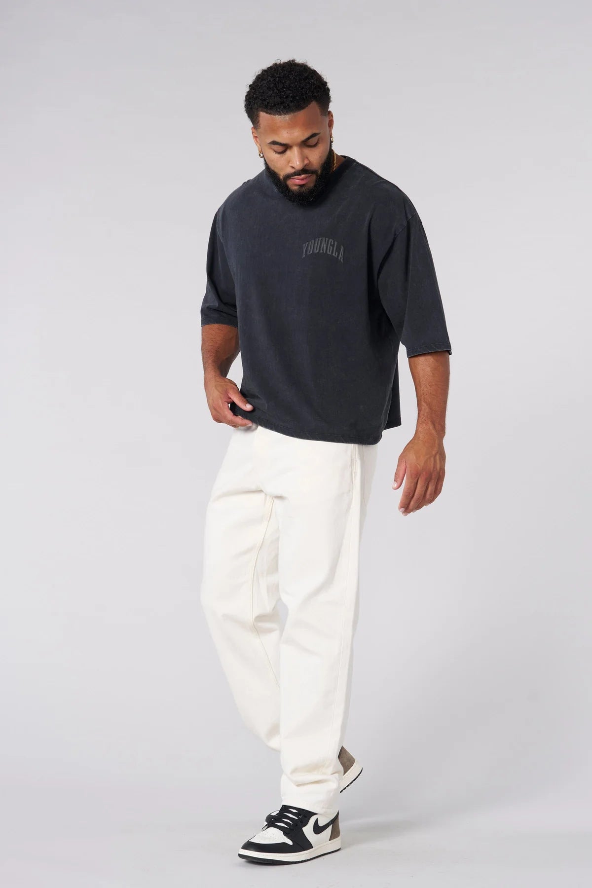 YOUNGLA 4138 Foundation Cropped Tees