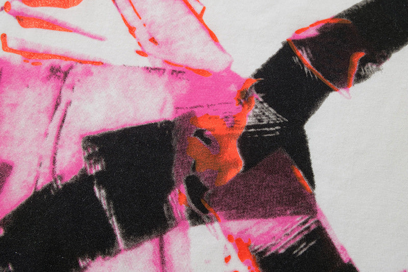 Off‑White Melt Arrow Gradient Splash Ink Crew Neck T‑Shirt Unisex