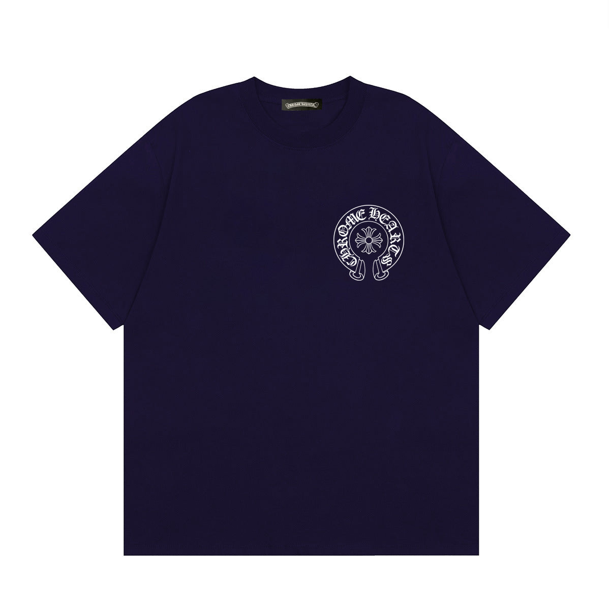 Chrome Hearts Multi‑Cross Horseshoe Graphic Oversized Tee Streetwear
