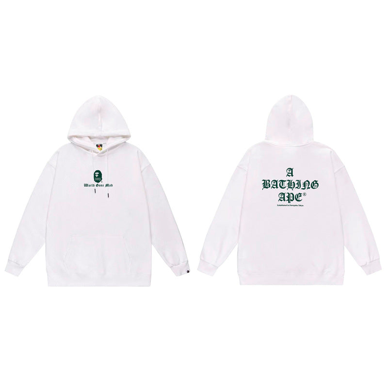 BAPE Ape Head Graphic Hoodie Camo Print Loose Cotton Pullover