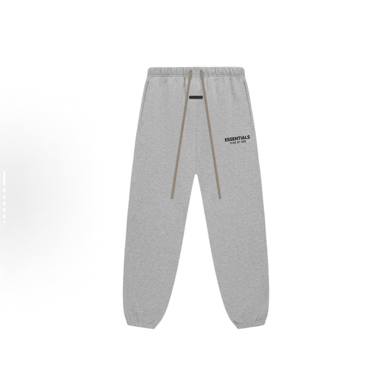 Essentials Rubber Print Small Letter Streetwear Drawstring Jogger Pants